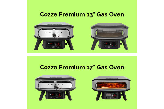 🍕 Meet the NEW Cozze Premium Rotating Stone Gas Pizza Ovens – 13″ & 17″.