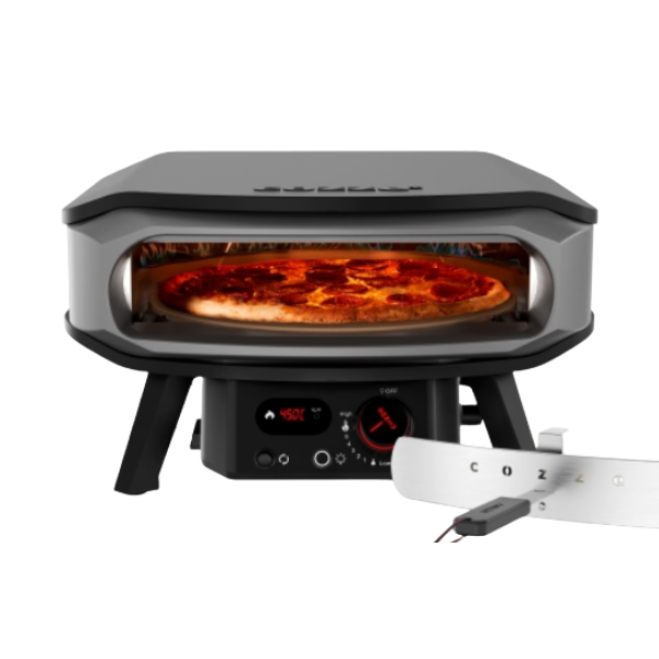 NEW COZZE 17" Pizza Gas Oven Premium Rotating Stone BUNDLE