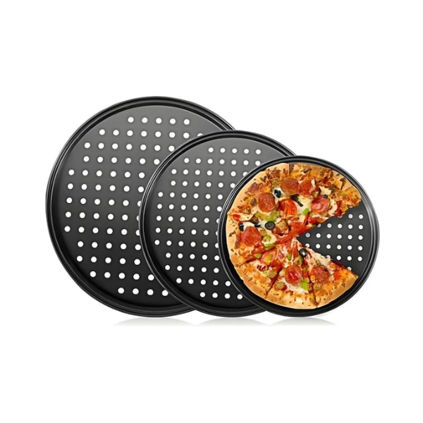Pizza Perforated Pizza Baking Set 3- Piece Set