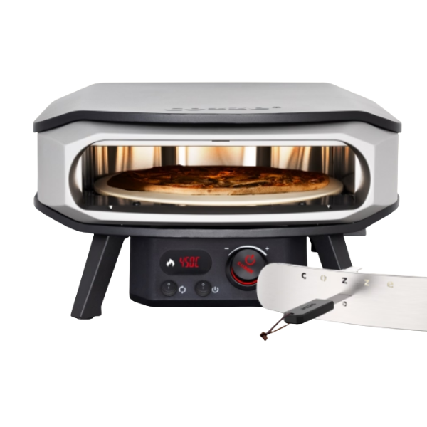 COZZE 17 inch Premium Rotate Electric Pizza Oven - 2 Year Warranty