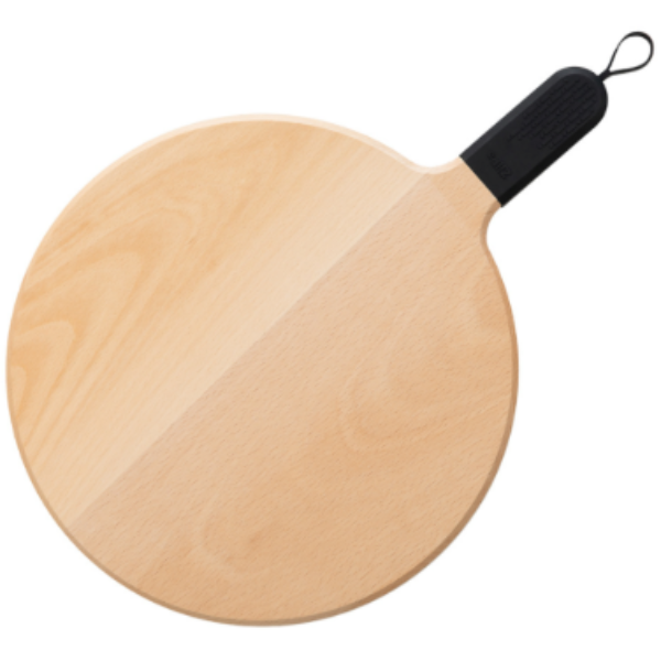 Sora Beech Pizza Serving Board 31cm - Charcoal Carbon