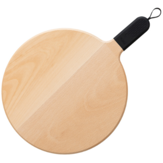 Sora Beech Pizza Serving Board 31cm - Charcoal Carbon