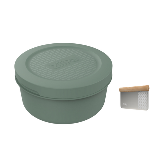 Spetina Dough Box 6pk - Eucalyptus  & Pizza Dough Scraper Bundle