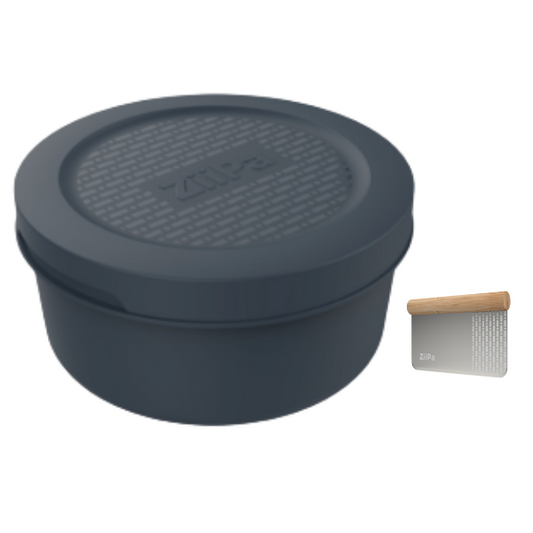 Spetina Dough Box 6pk - Slate & Pizza Dough Scraper Bundle