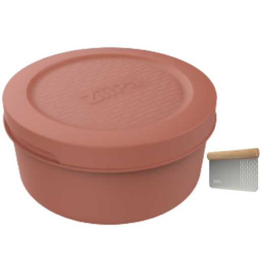 Spetina Dough Box 6pk - Terracotta & Pizza Dough Scraper Bundle